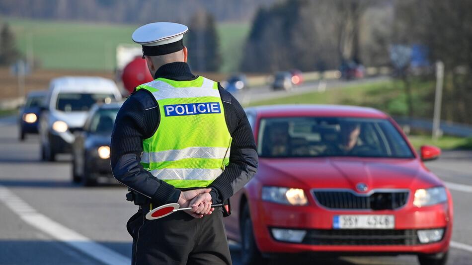 Polizeikontrolle in Tschechien