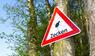 Warnschild Zecken