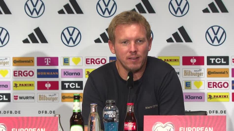 Fußball: Nagelsmann genervt von Pfiffen bei Länderspiel