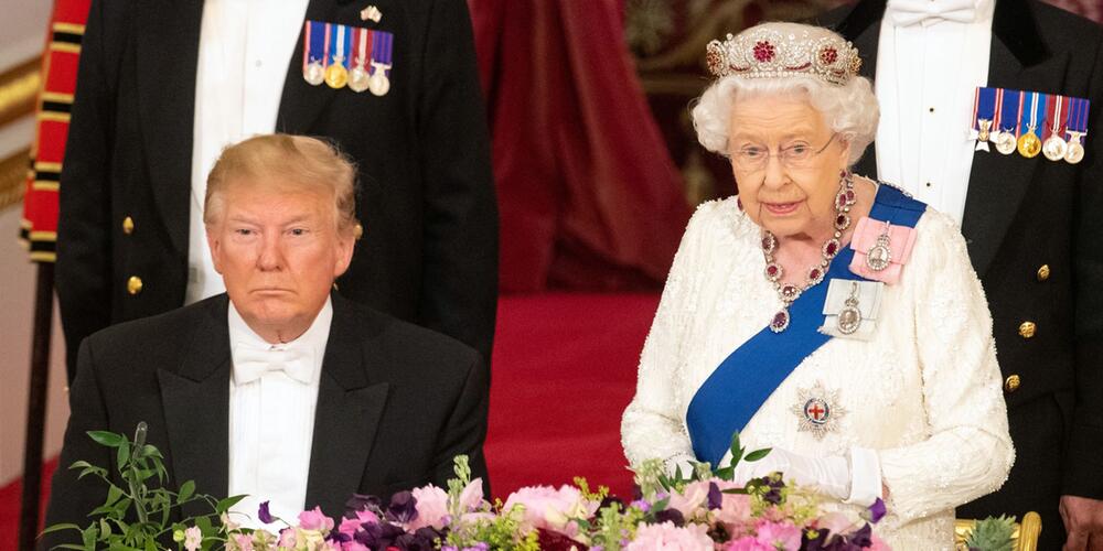 US-Präsident Trump und die Queen
