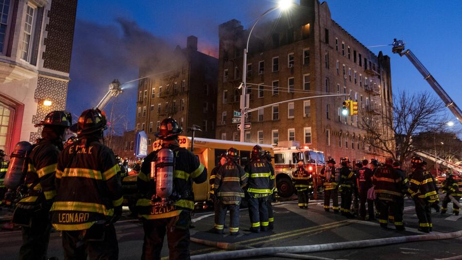 Wohnhausbrand in Brooklyn