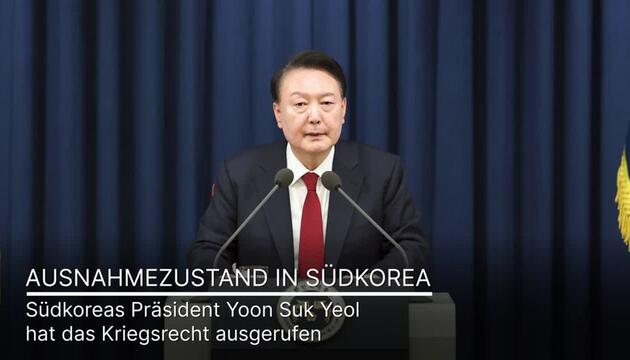 Südkorea: Präsident Yoon ruft Kriegsrecht aus