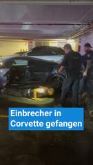 In Corvette gefangen: Einbrecher bittet Besitzer um Hilfe!