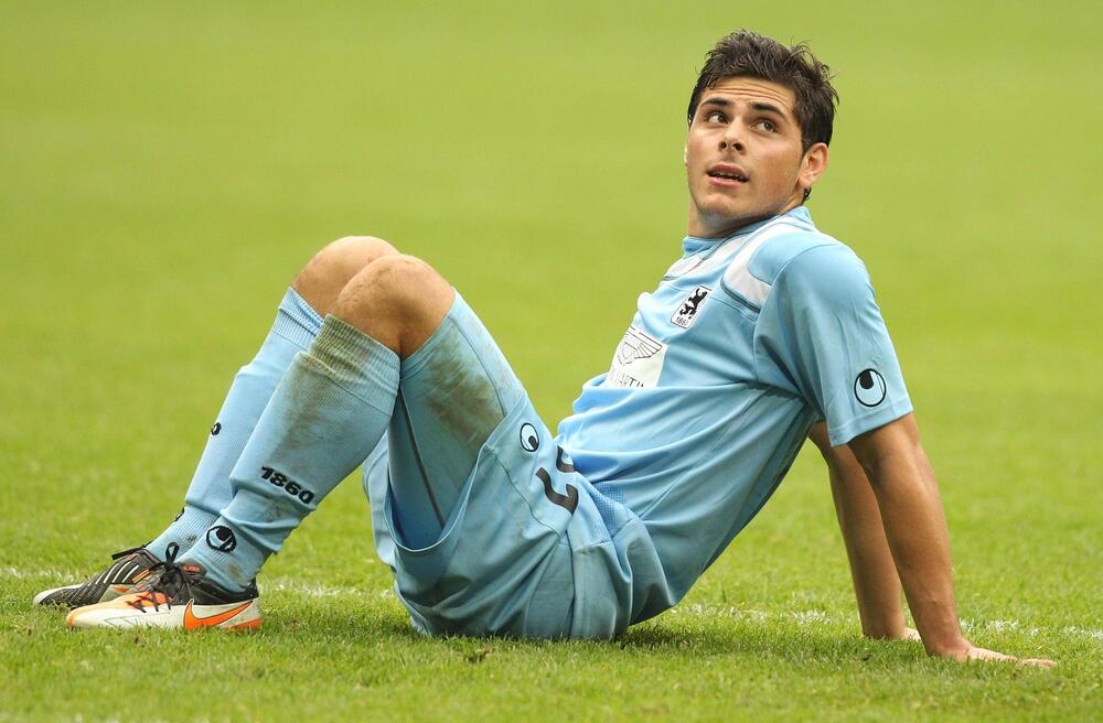 Kevin Volland im November 2011, damals noch im Trikot von 1860 München.