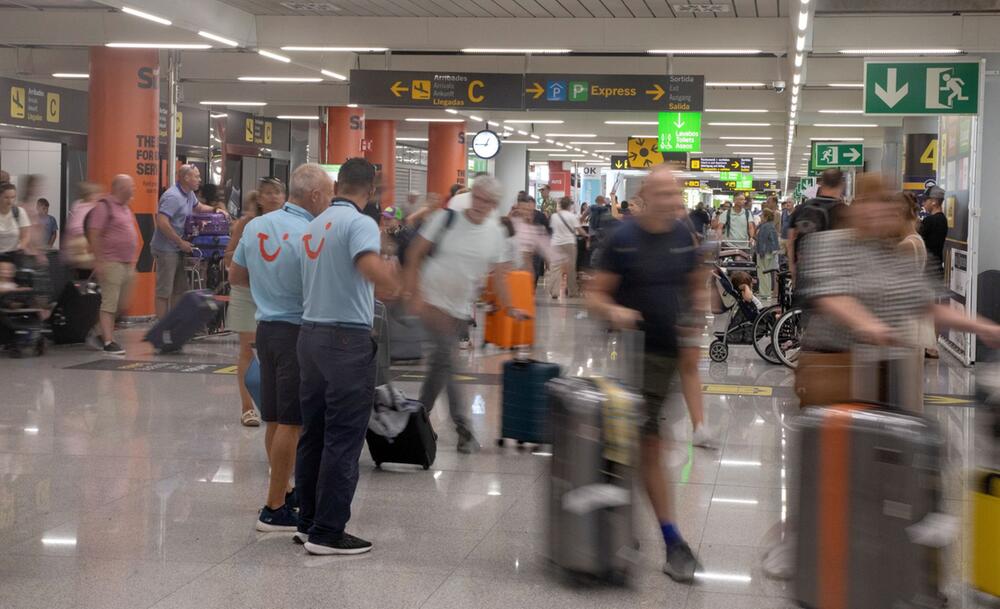 Reiseverkehr am Flughafen Palma de Mallorca