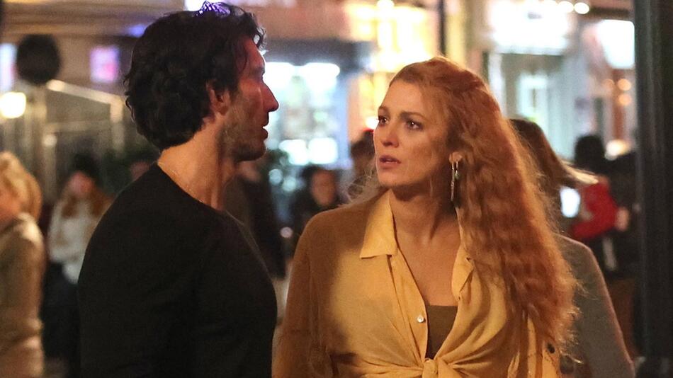 Blake Lively und Justin Baldoni spielen in "Nur noch ein einziges Mal" ein Liebespaar (hier beim ...