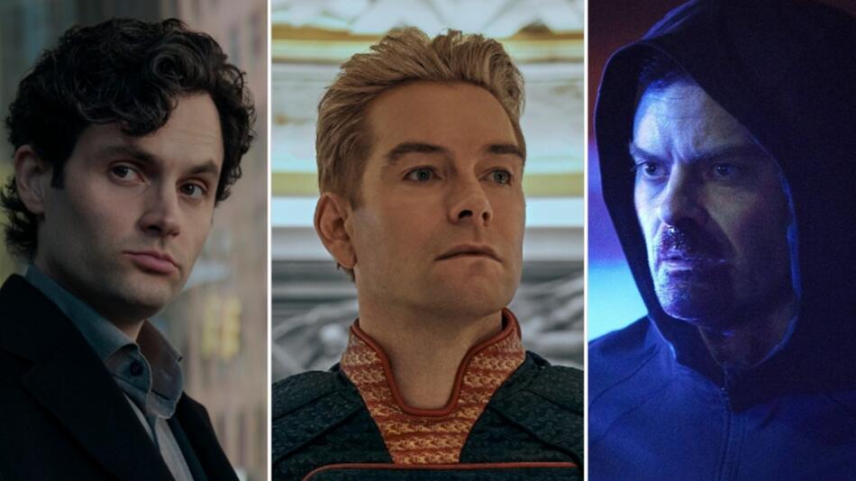 Serienfiguren, bei denen Zuschauerinnen und Zuschauern mulmig wird: Joe Goldberg, Homelander und ...