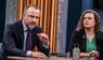 Politikwissenschaftler Peter R. Neumann (links) war zu Gast bei Caren Miosga.