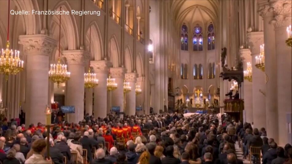 Notre-Dame wiedereröffnet - mit Glanz und viel Emotionen