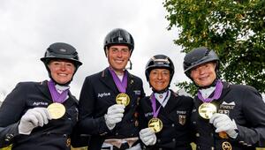 Die deutsche Dressur-Mannschaft