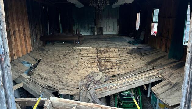 Fußbodeneinbruch Hochzeit in New Hampshire