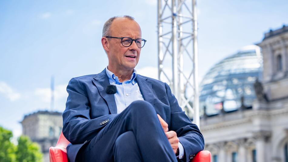 CDU-Vorsitzender Friedrich Merz im Sommerinterview