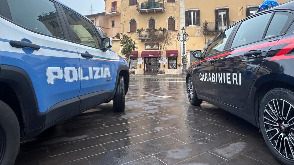 Autos der italienischen Polizei