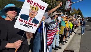 "No Kings" Demonstrationen - Truckee