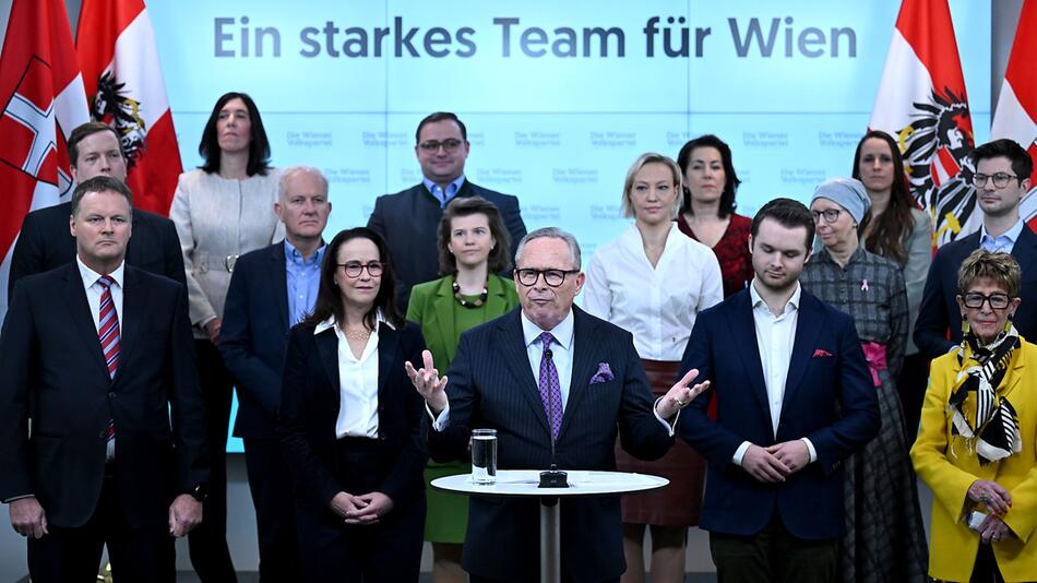 Karl Mahrer geht mit seinem Team zuversichtlich in den Wahlkampf