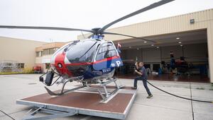 Hubschrauber der Polizei