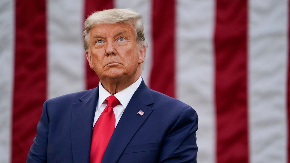 Donald Trump, USA, Präsident, Pressekonferenz, Weißes Haus, Washington D.C., Rosengarten, Corona