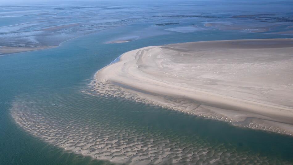 Das Wattenmeer aus der Luft