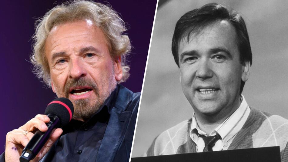 Thomas Gottschalk und Frank Laufenberg (r.) verband der Hit "Rapper's Deutsch".