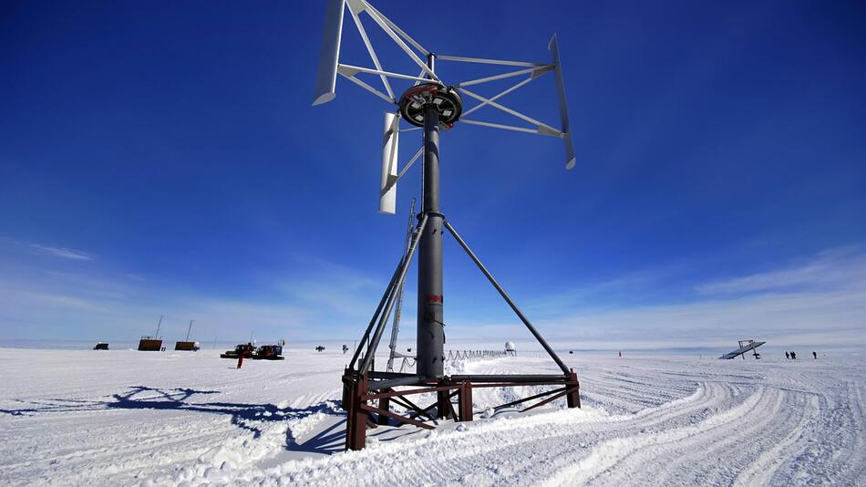 Forschungsstation im südlichen Eismeer
