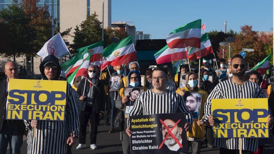 Demonstration gegen Hinrichtungen