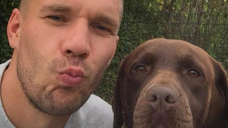 Lukas Podolski: Trauer um Hündin Holly