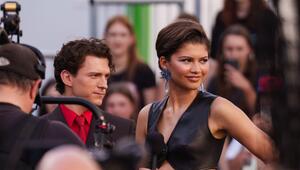 Tom Holland und Zendaya beim Fanevent zum neuen Spiderman-Film.