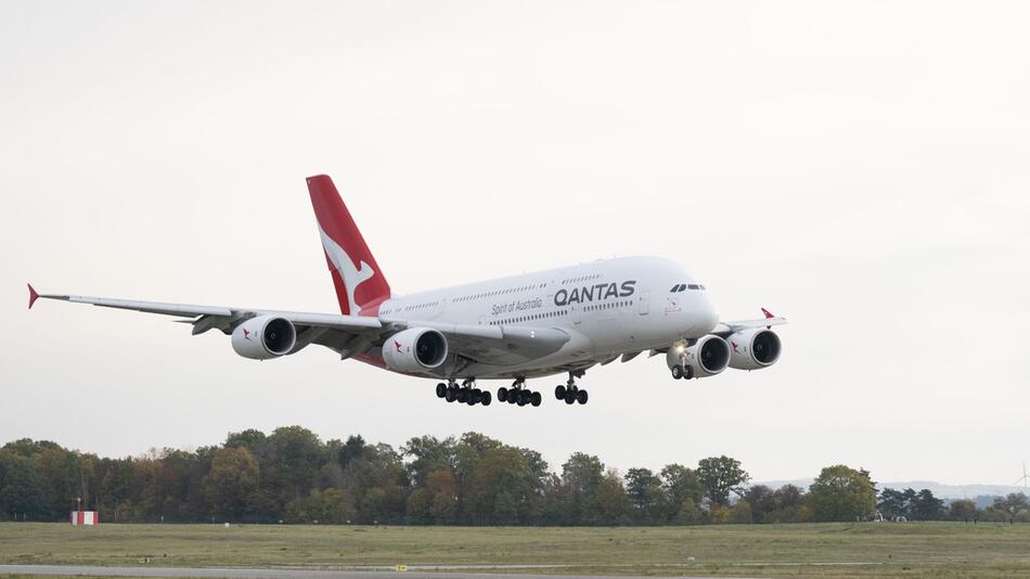 Airbus A380 von Qantas