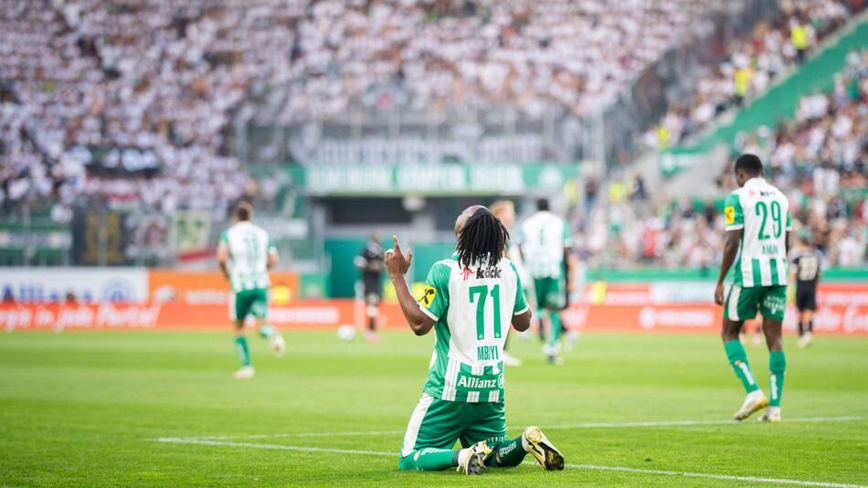 Cluady Mbuyi nach seinem Tor zum 1:0