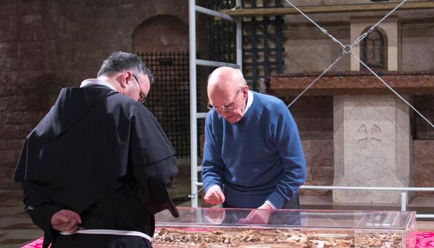 Die Gebeine des heiligen Franziskus