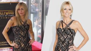 Miley Cyrus trägt legendäres Versace-Kleid von Heidi Klum neu auf