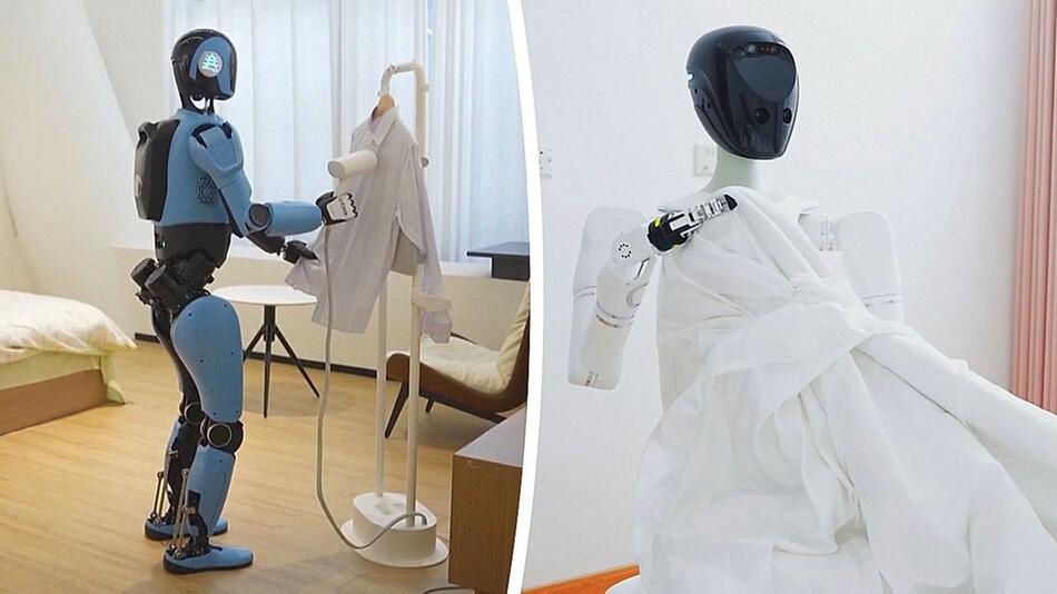 Wäsche falten, Betten machen – Chinas neue Haushaltshilfe ist ein Roboter
