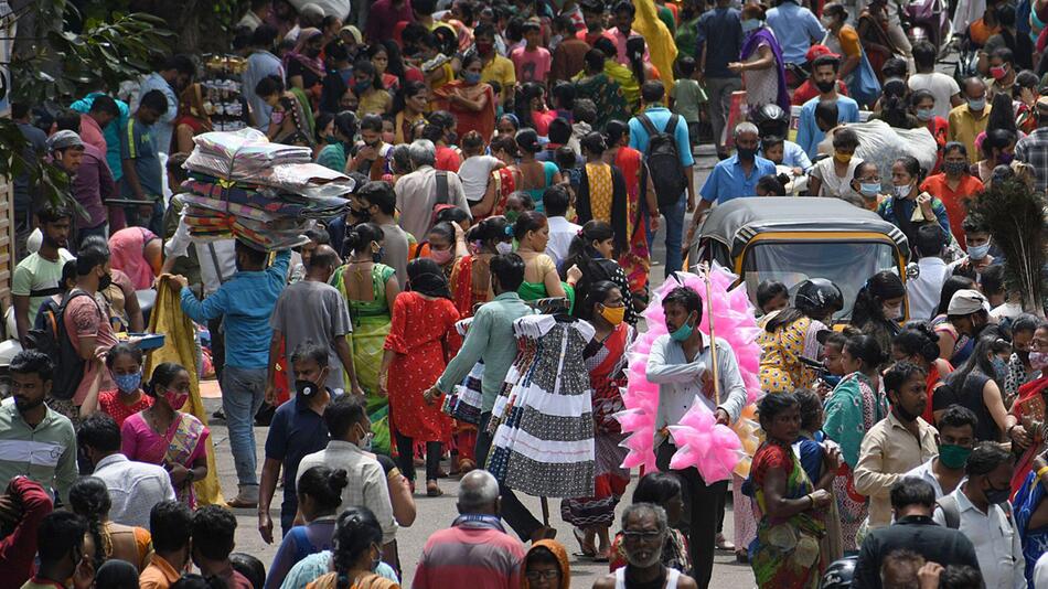 Wochenmarkt in Indien