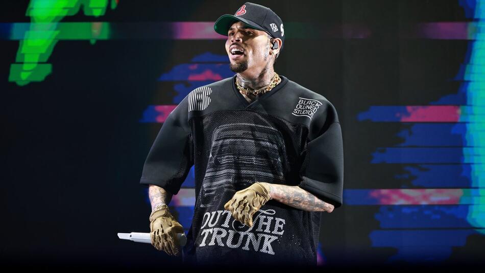 Chris Brown bei einem Auftritt im Dezember 2024 in Brasilien.
