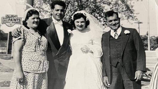 Hochzeitsfoto Frank und Josephine Ruggirello