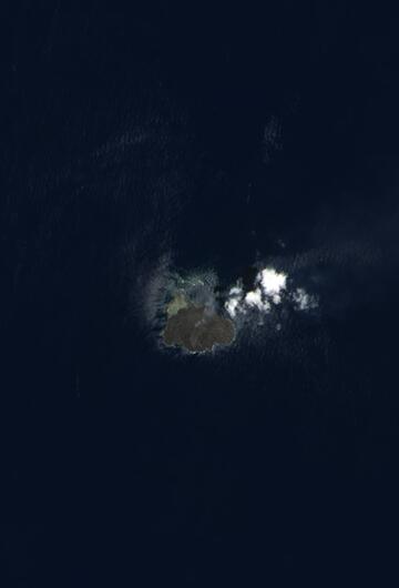 Nishinoshima wächst