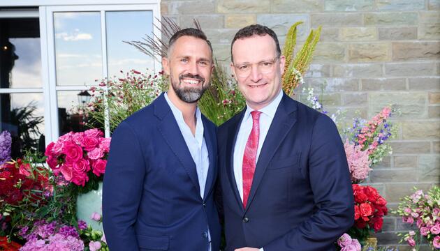 Jens Spahn und Daniel Funke 