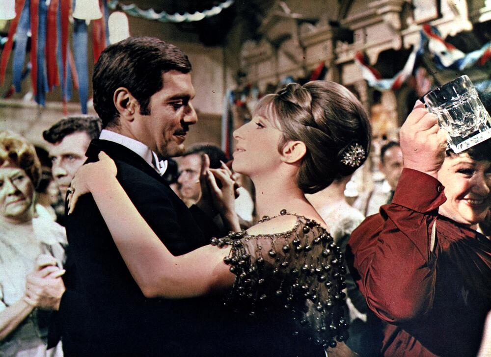 Omar Sharif und Barbra Streisand