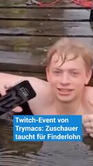 Twitch-Event von Trymacs: Zuschauer sucht Max Schradins iPhone in der Elbe