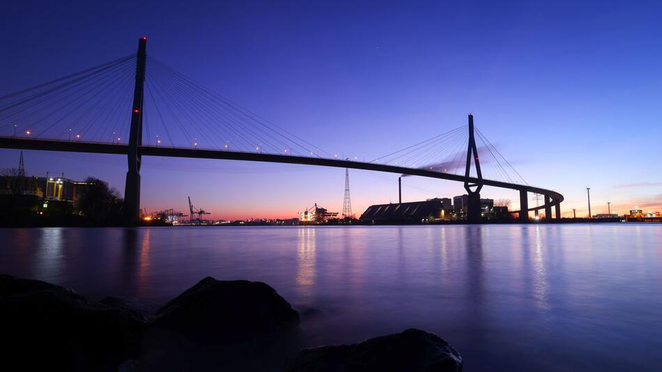 Köhlbrandbrücke in Hamburg