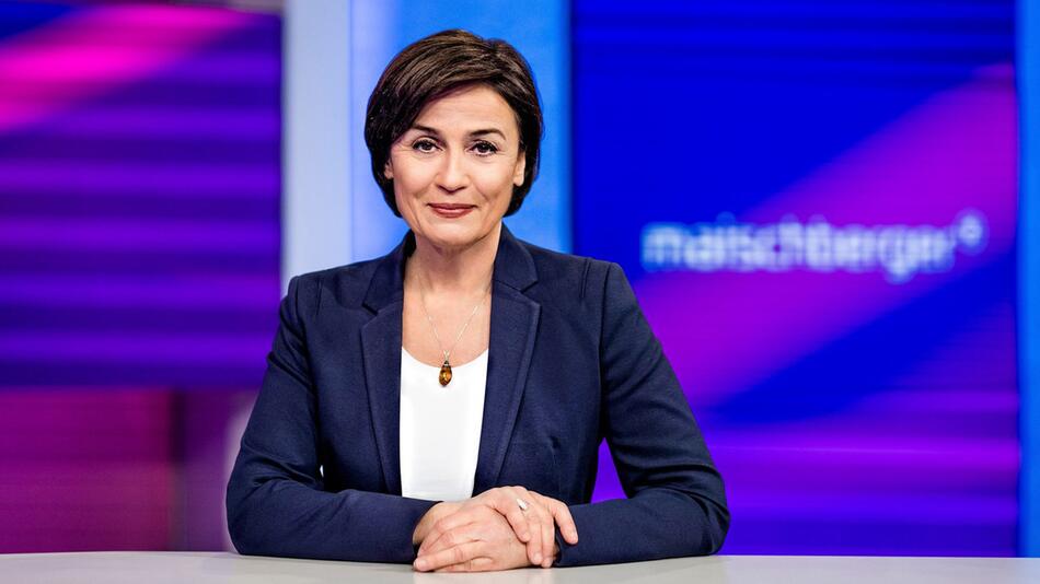 Sandra Maischberger diskutiert meist dienstags und mittwochs, hin und wieder aber auch montags ...