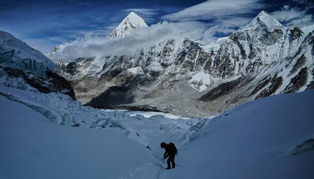 Route auf den Mount Everest blockiert