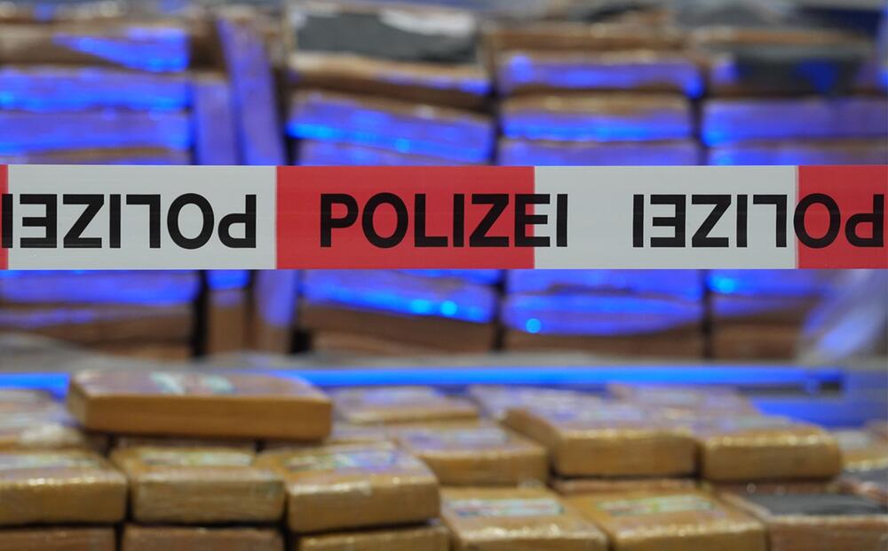 Polizei stellt 2,1 Tonnen Kokain sicher