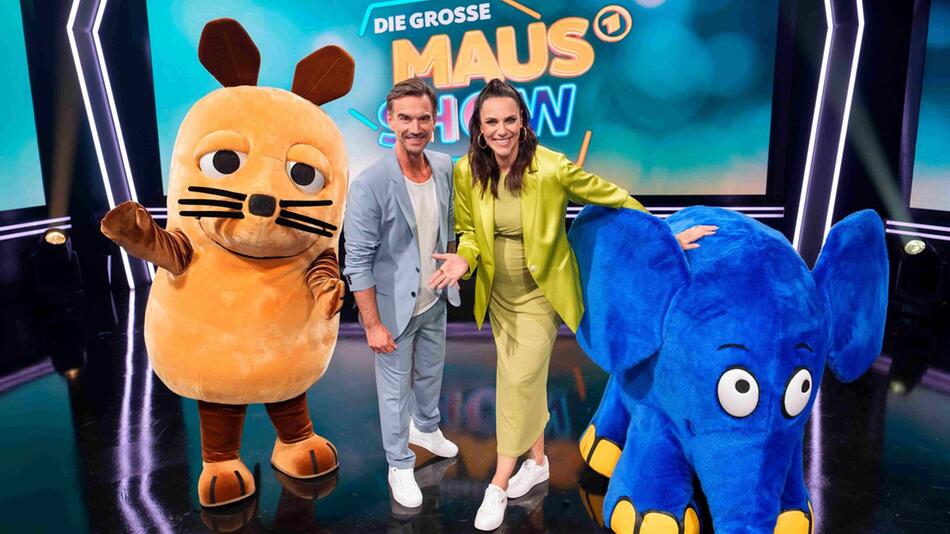 Esther Sedlaczek posierte Anfang Mai beim Fotoshooting im Rahmen der Generalprobe für "Die große ...