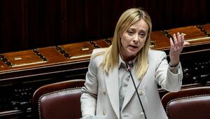 Italiens Ministerpräsidentin Meloni im Parlament
