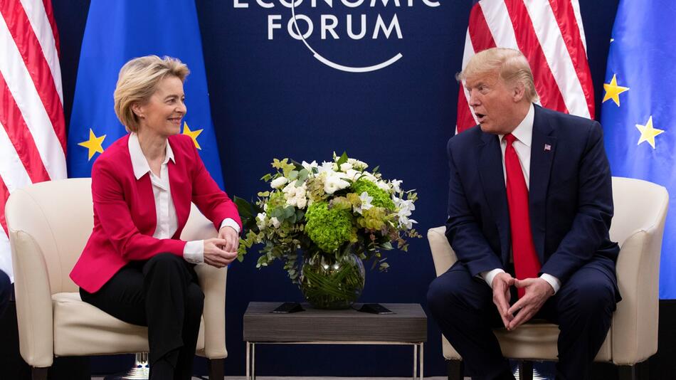 Von der Leyen und Trump