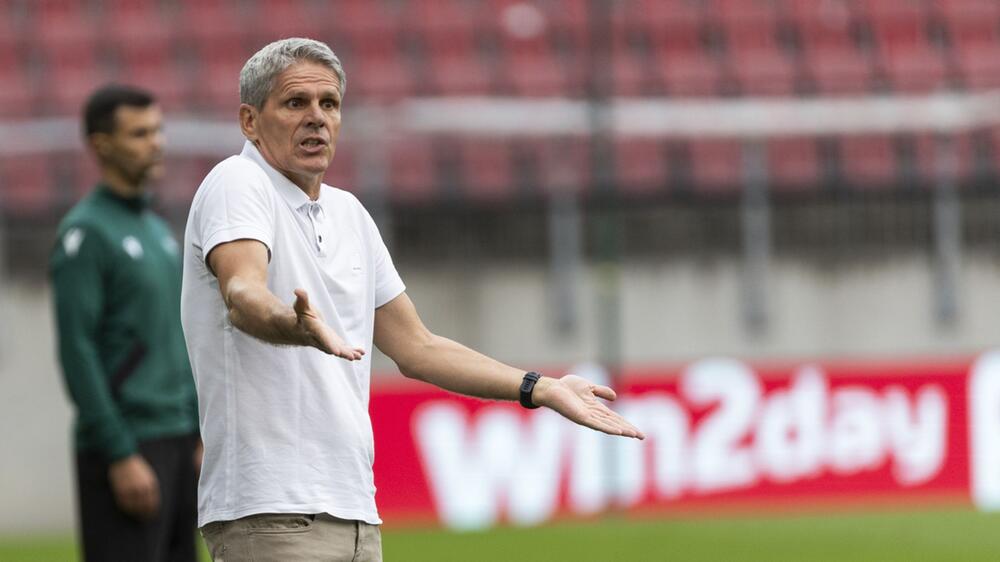 Der WAC von Trainer Kühbauer steht mit leeren Händen da