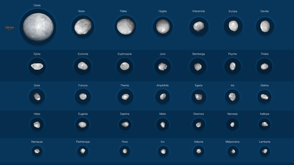 Bilder geben Hinweise zu Herkunft von Asteroiden