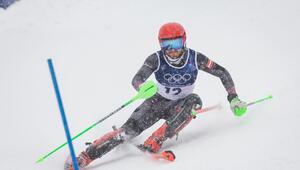 Fabio Gstrein im Olympia-Slalom von Bormio