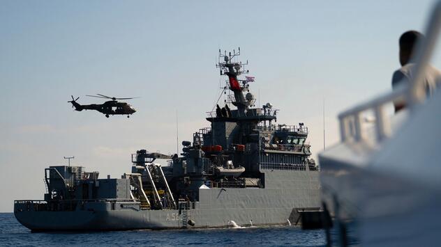 Türkisches Spezialschiff TCG Isin
